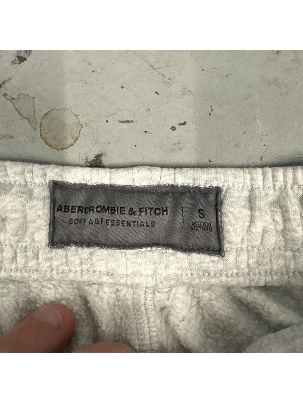 Beautiful baggy Y2K Abercrombie & Fitch gray heather sweatpants - Picture 2 of 2